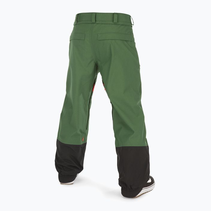Men's Volcom Longo Gore-Tex Snowboard Pant green G1352304 2