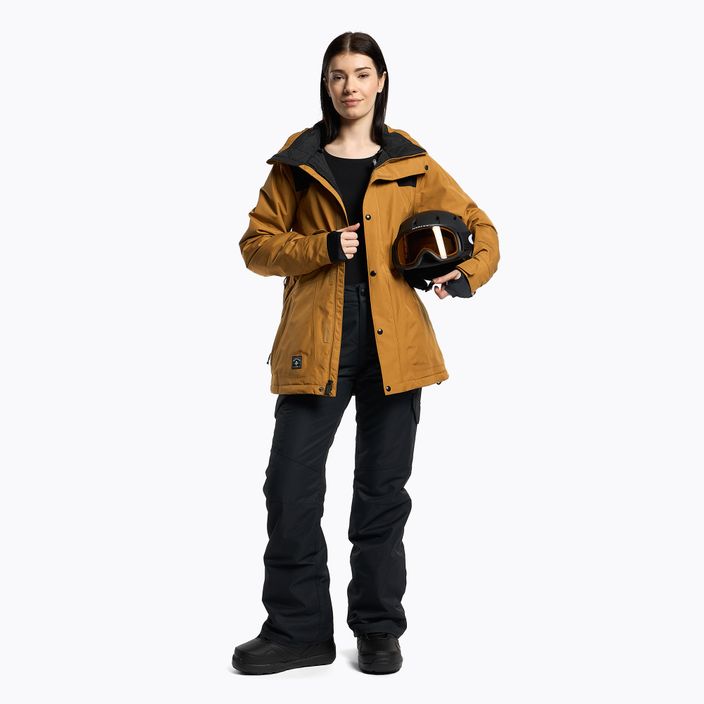 Women's snowboard jacket Volcom Ell Ins Gore-Tex Caramel H0452302 2
