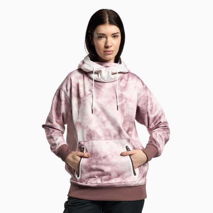 Women's snowboard sweatshirt Volcom Spring Shred Hoody pink H4152303