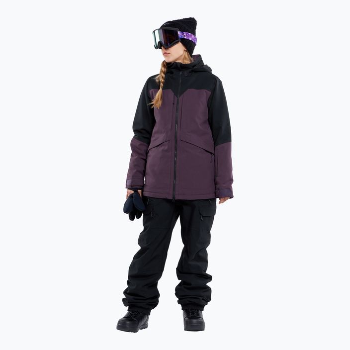 Women's snowboard jacket Volcom Shelter 3D Stretch blackberry