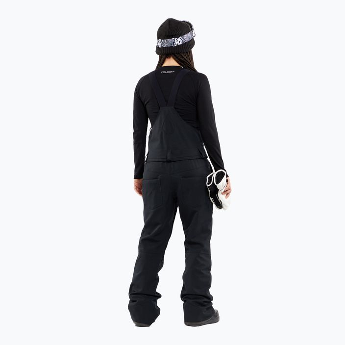 Women's snowboard trousers Volcom Swift Bib Overall black 2