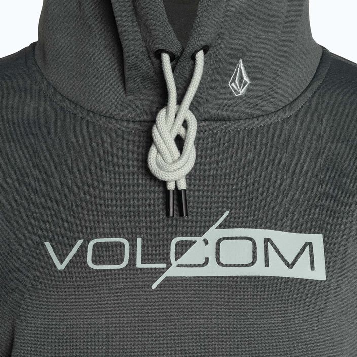 Women's snowboard Volcom Core Hydro Hoodie eucalyptus 3