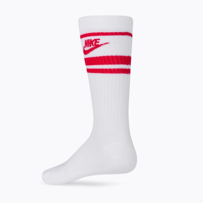 Nike Sportswear Everyday Essential training socks white and red DX5089-102 3