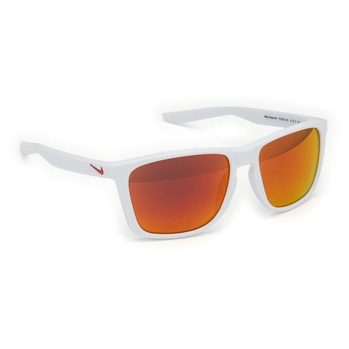 Nike Fortune white/red mirror sunglasses 2