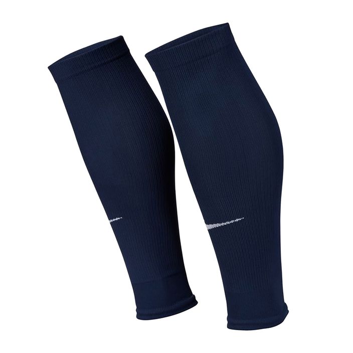 Nike Strike midnight navy/white football sleeves 2