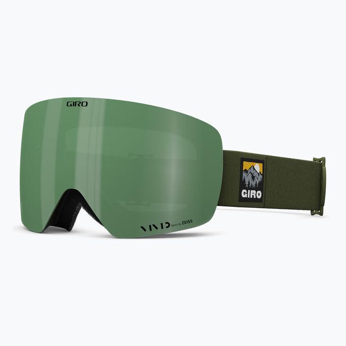 Giro Contour trail green expedition/onyx/infrared ski goggles 6