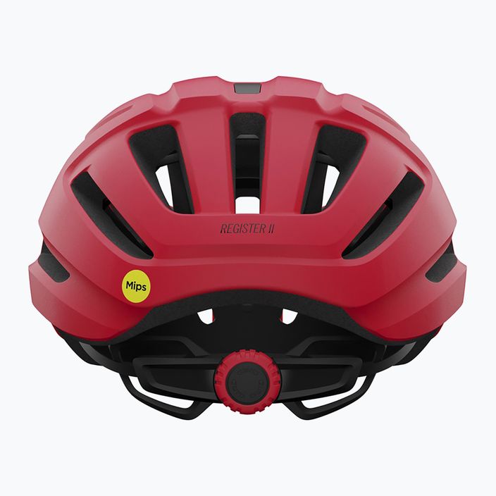 Giro Register II matte bright red/white children's bike helmet 3