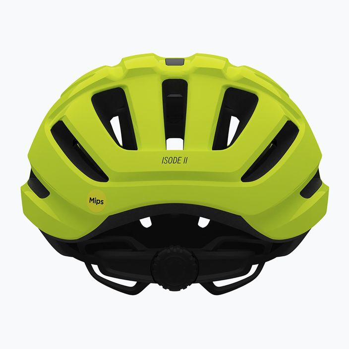 Giro Isode II Integrated MIPS bike helmet gloss highlight yellow 3