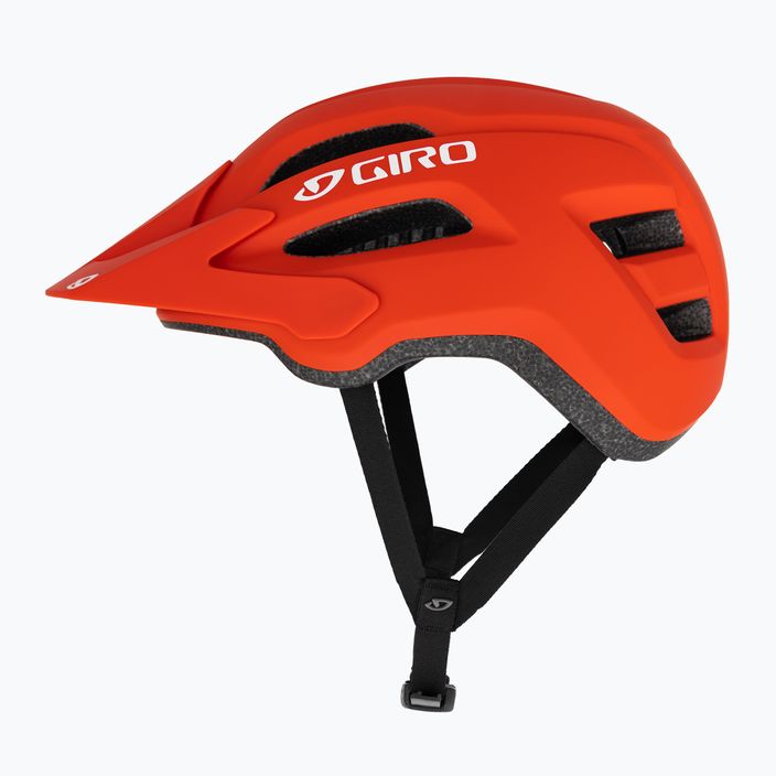 Giro Fixture II bike helmet matte trim red 5