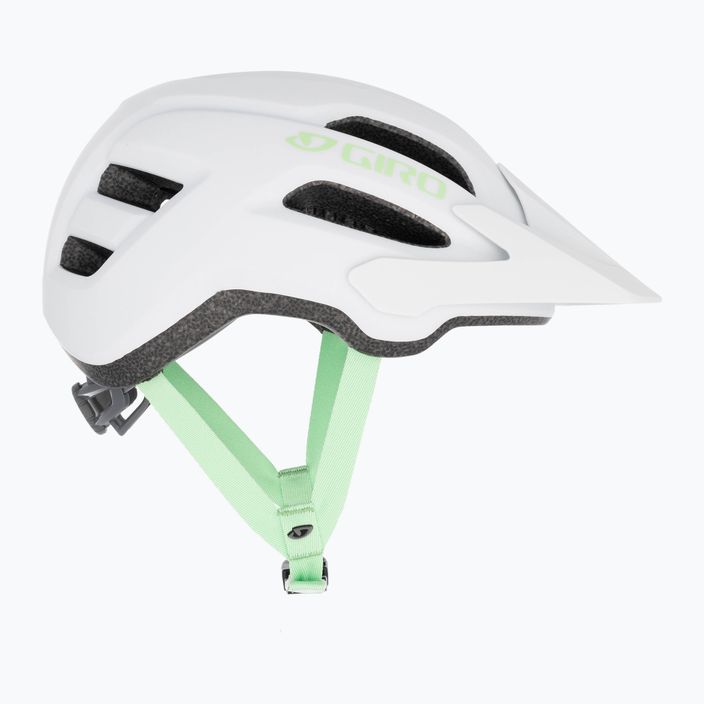 Women's cycling helmet Giro Fixture II W matte white green pearl 4