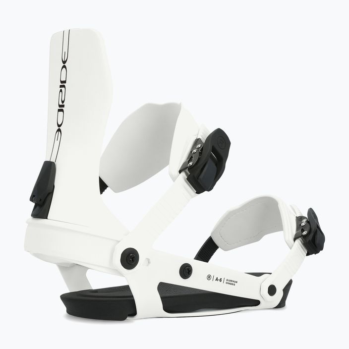 Men's snowboard bindings RIDE A-6 white 2