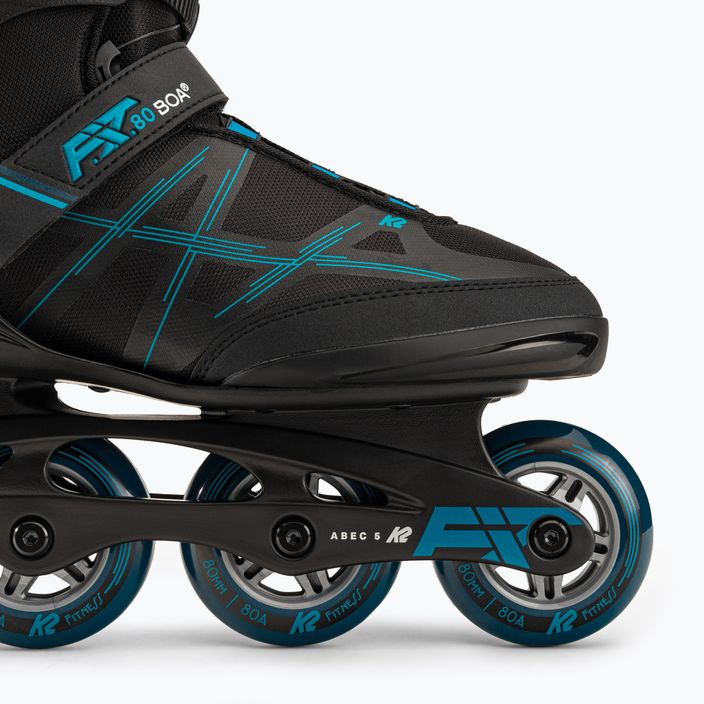 Men's K2 F.I.T. 80 Pro roller skates black/blue 30H0000/11/75 6