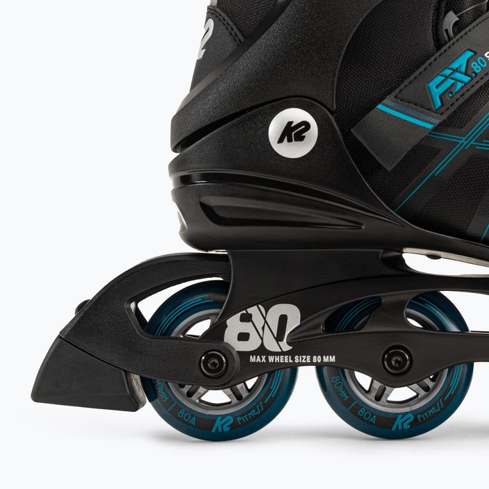 Men's K2 F.I.T. 80 Pro roller skates black/blue 30H0000/11/75 7