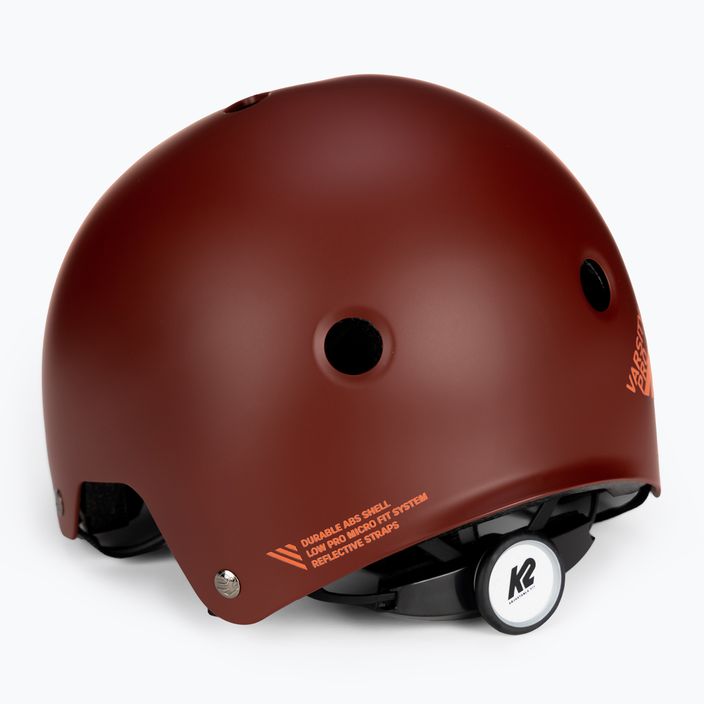 K2 Varsity Pro red-orange helmet 4
