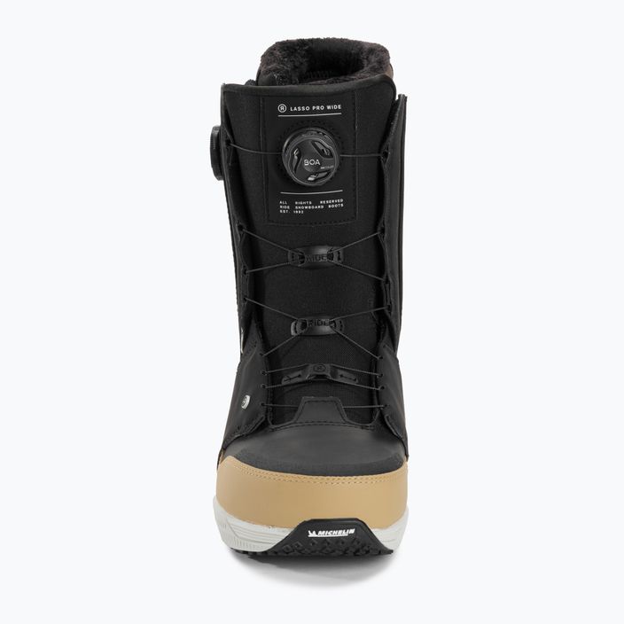 Men's snowboard boots RIDE Lasso Pro Wide black 3