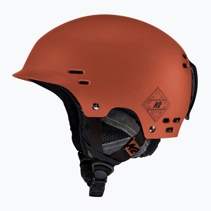 K2 Thrive rust ski helmet 6