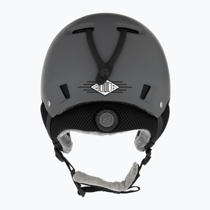 K2 Verdict dark gray ski helmet 3