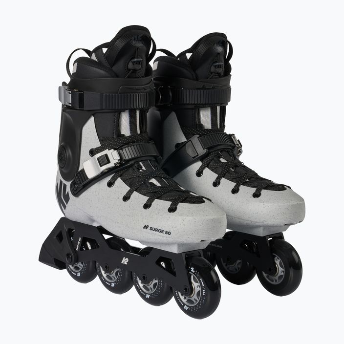 K2 Surge 80 grey roller skates 6