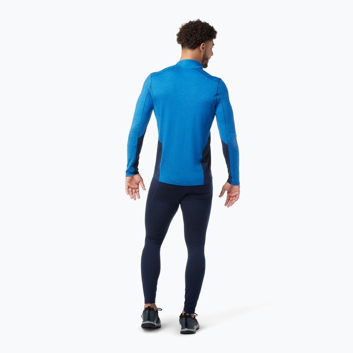 Men's Smartwool Merino Sport 1/4 Zip thermal T-shirt blue SW011538K89 6