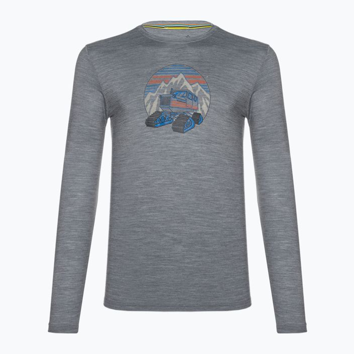 Men's Smartwool Snowcat Trek Graphic Tee light grey SW016683545 trekking t-shirt 3