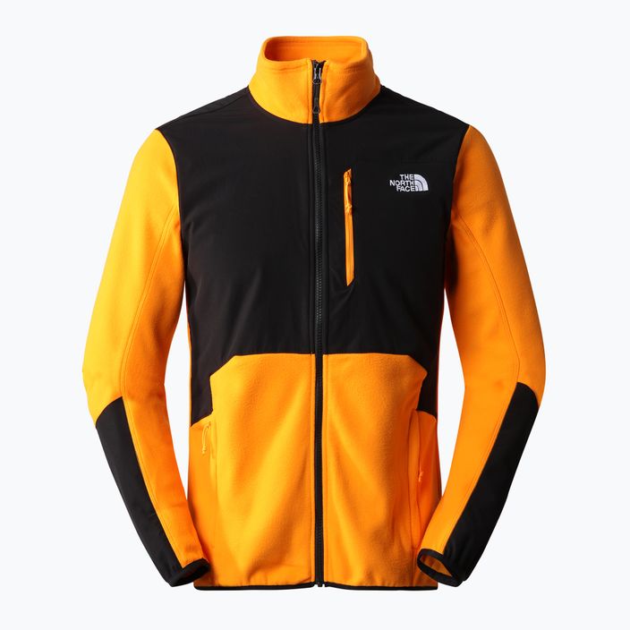 Men's fleece sweatshirt The North Face Glacier Pro FZ black and orange NF0A5IHS7Q61 8
