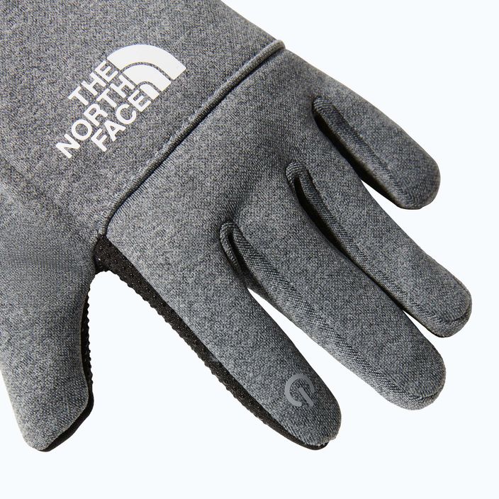 Children's trekking gloves The North Face Recycled Etip medium grey heather 7