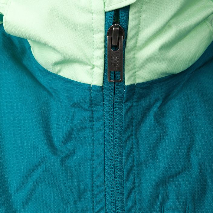 The North Face Teen Snowquest Plus Insulated turquoise children's ski jacket NF0A7X3O 5