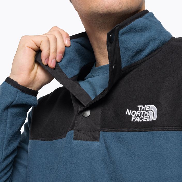 Men's fleece sweatshirt The North Face Homesafe Snap Neck Fleece Pullover blue NF0A55HMMPF1 5