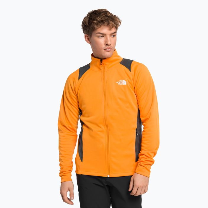 Men's trekking sweatshirt The North Face AO Midlayer Full Zip orange NF0A5IMF8M61
