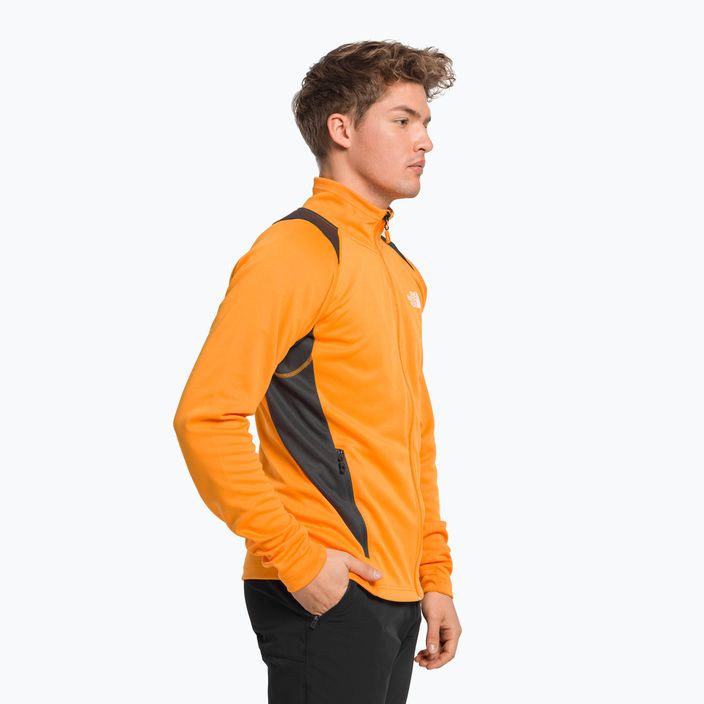 Men's trekking sweatshirt The North Face AO Midlayer Full Zip orange NF0A5IMF8M61 3