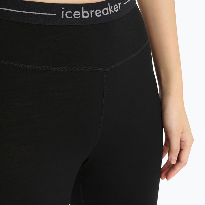 Women's thermal pants icebreaker ZoneKnit 200 001 black/grey IB0A56HE0911 4