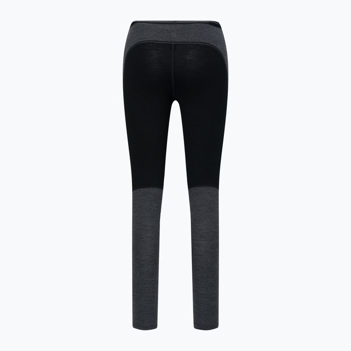 Women's thermal pants icebreaker ZoneKnit 200 001 black/grey IB0A56HE0911 8