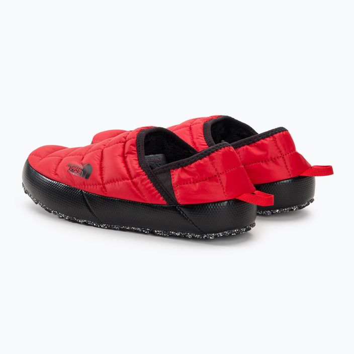 Men's winter slippers The North Face Thermoball Traction Mule V red/black 3
