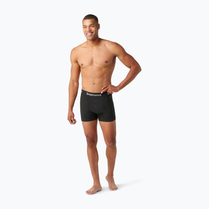 Men's Smartwool Brief Boxed thermal boxers black 5