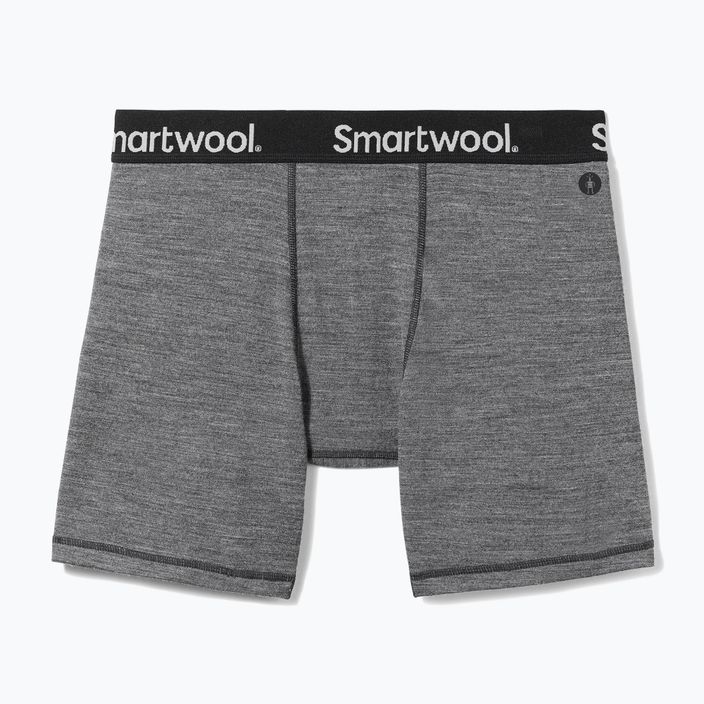 Men's Smartwool Brief Boxed thermal boxers medium gray heather 3
