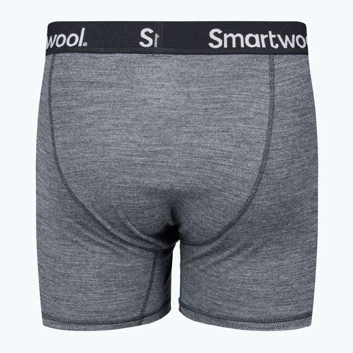 Men's Smartwool Brief Boxed thermal boxers medium gray heather 2