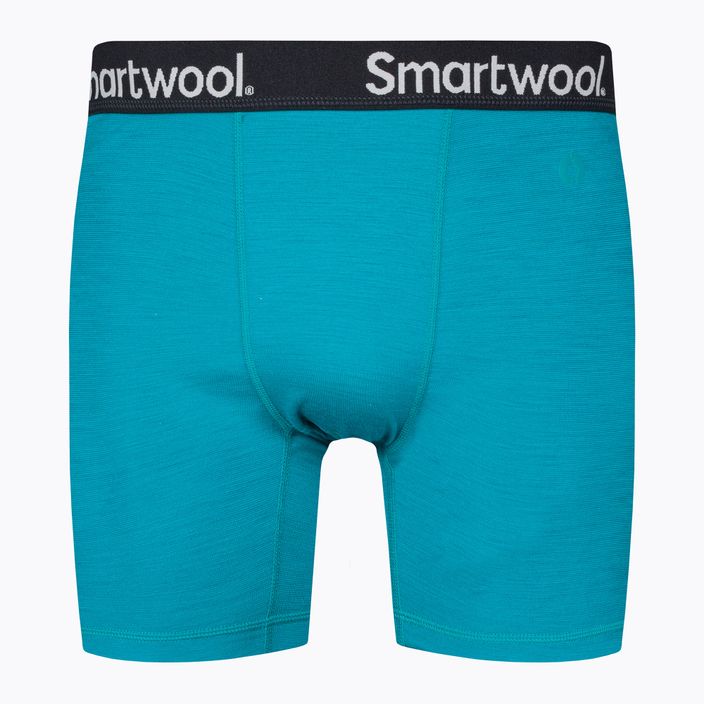 Men's Smartwool Brief Boxed deep lake thermal boxers