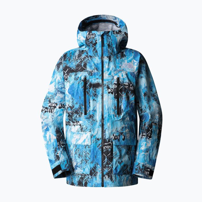 Men's snowboard jacket The North Face Printed Dragline blue NF0A7ZUF9C11 13
