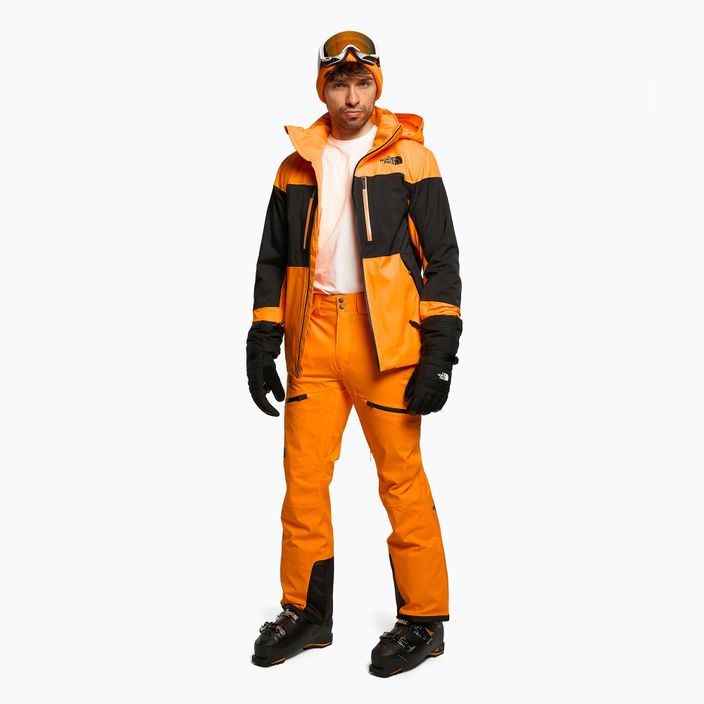 Men's ski jacket The North Face Chakal orange and black NF0A5GM37Q61 2