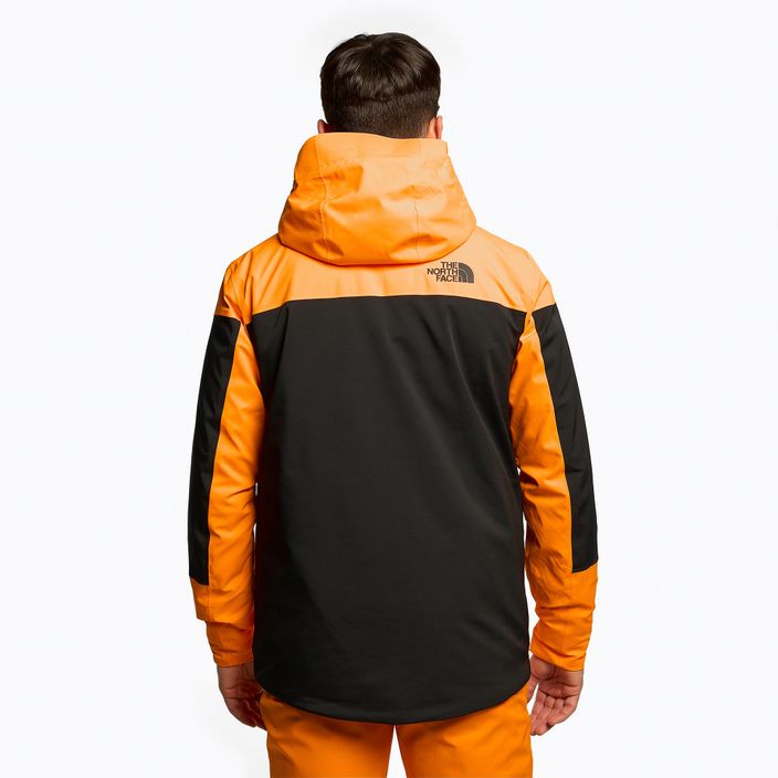 Men's ski jacket The North Face Chakal orange and black NF0A5GM37Q61 3