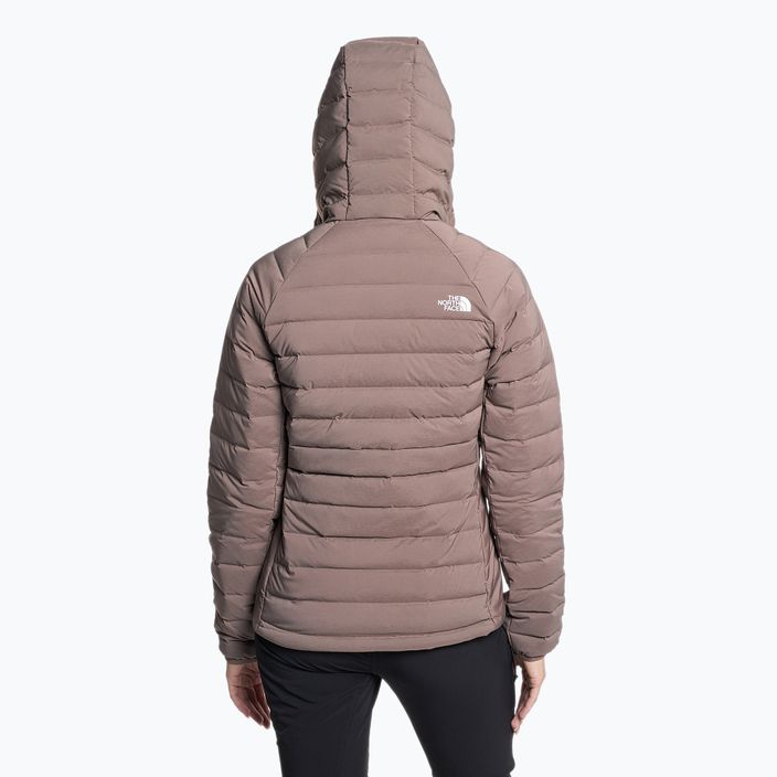 Women's down jacket The North Face Belleview Stretch Down Hoodie brown NF0A7UK5EFU1 2