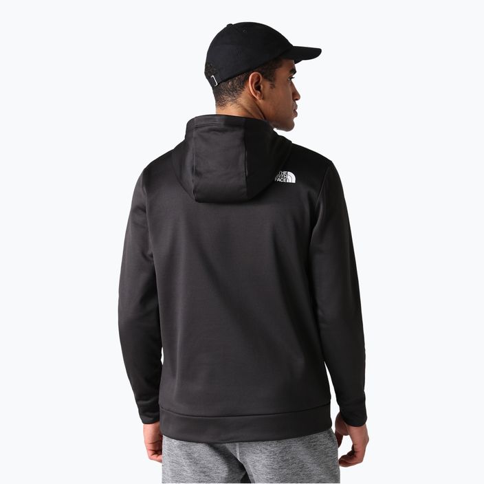 Men's The North Face Reaxion Fleece P/O Hoodie black/ asphalt grey 3