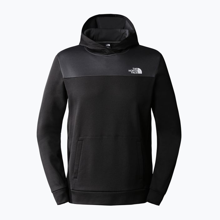 Men's The North Face Reaxion Fleece P/O Hoodie black/ asphalt grey 4