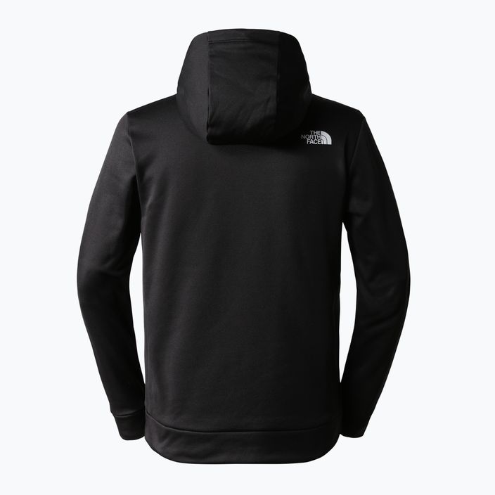 Men's The North Face Reaxion Fleece P/O Hoodie black/ asphalt grey 5