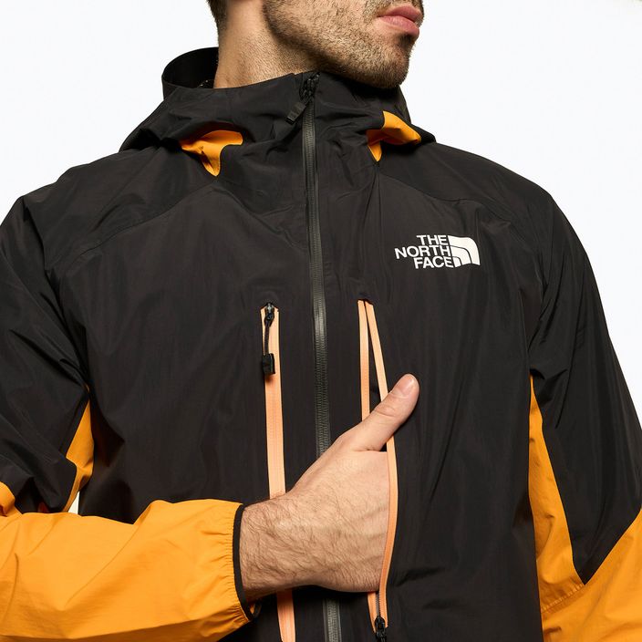 Men's skit jacket The North Face Dawn Turn 2.5 Cordura Shell black and orange NF0A7Z8884P1 5