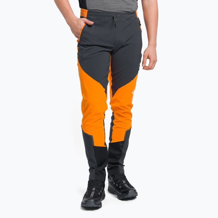 Men's ski trousers The North Face Dawn Turn orange-grey NF0A7Z8N8V81