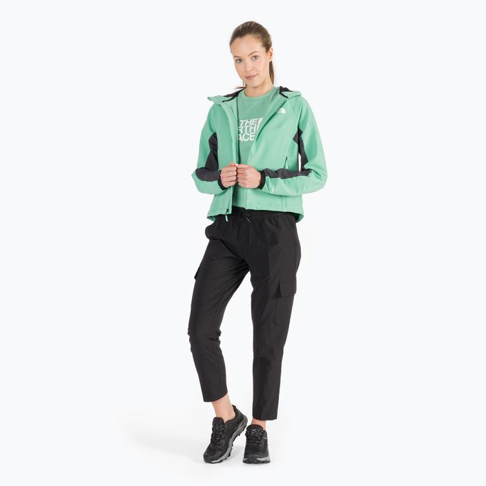 Women's softshell jacket The North Face AO Softshell Hoodie green NF0A7ZE990Q1 2