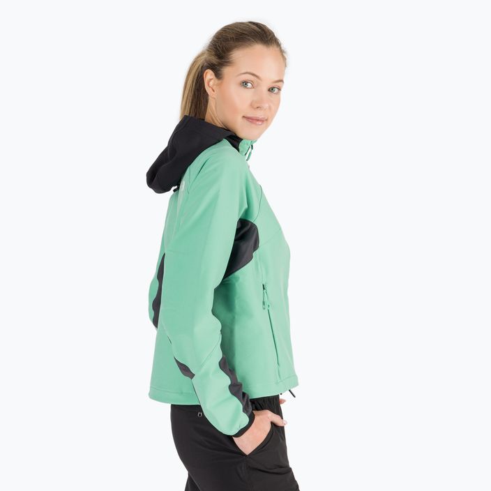 Women's softshell jacket The North Face AO Softshell Hoodie green NF0A7ZE990Q1 3