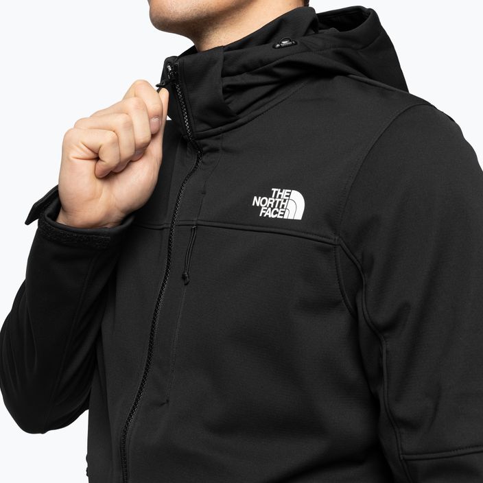 Men's softshell jacket The North Face Diablo Softshell Detachable Hood black NF0A7ZFSKX71 6
