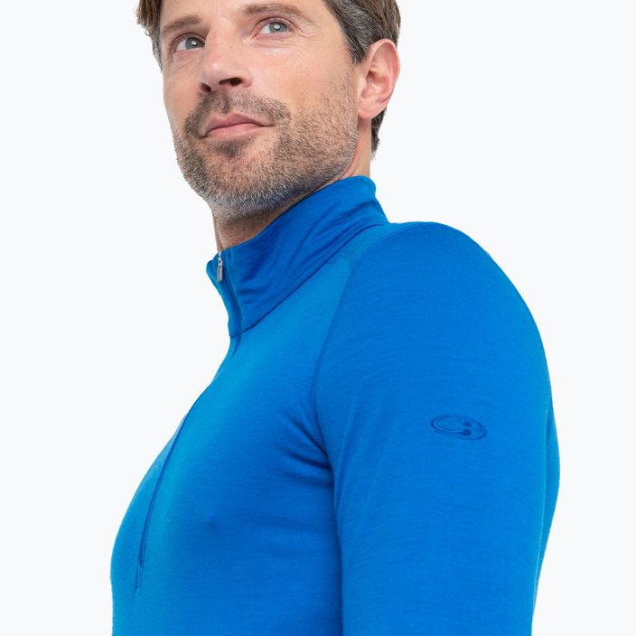 Men's Icebreaker 200 Oasis Half Zip thermal sweatshirt lazurite 4